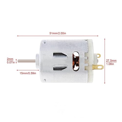 Micromoteur 12V CC brosse carbone varistance sèche-cheveux bureau - 3
