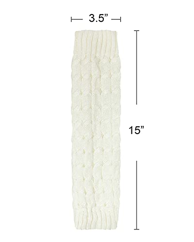 Wrapables Women's Cable Knit Leg Warmers4