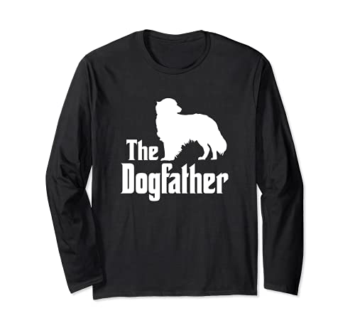 The Dogfather - funny dog gift, funny Kooikerhondje Long Sleeve T-Shirt, Black