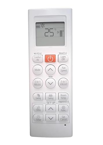 Image of Sanavya AC Remote Control - Compatible Replacement for Split & Window Air Conditioners - Replicates Genuine Remote Functions (LG AC Remote 6 in 1 VIRAAT Mode [AC-36U])