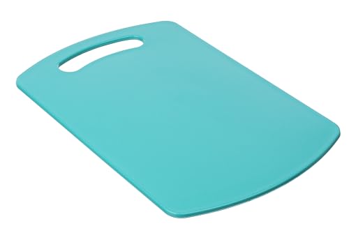Image of Kitchen Cutting Board Plastic Cutting /Chopping Board - Turquoise Blue