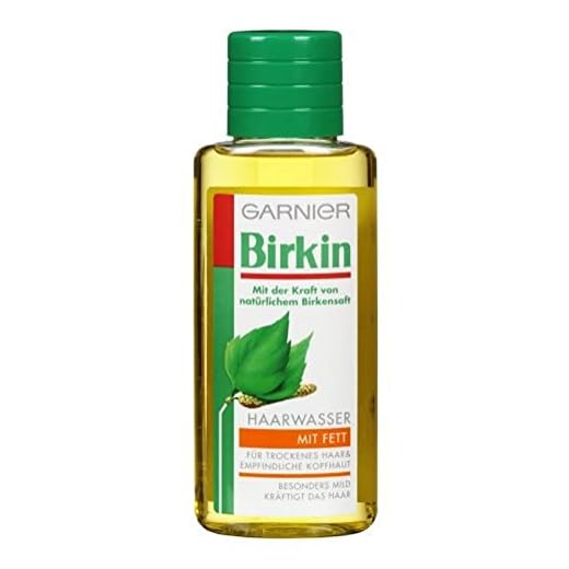 Garnier Hårvatten, med fett, hårbehandling för torrt hår med björkvatten, accelererar hårtillväxt, björk, 1 x 250 ml
