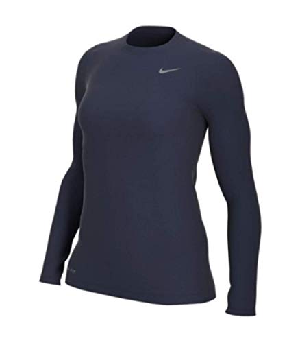 Nike Women's Legend L/S T SP20 TOP - College Navy/College Navy/Cool Grey - XL