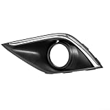 Nebelscheinwerferabdeckung Gitter für Mitsubishi 2016-2019 Links Vorne Untere Stoßstange Chrom Schwarz Trim Fahrlicht Rahmen Außen Styling Zubehör