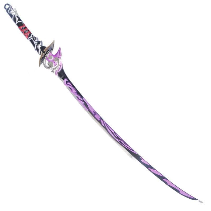 Amazon.co.jp: 原神 雷電将軍 無想の一太刀 金属製 コスプレ武器 武器