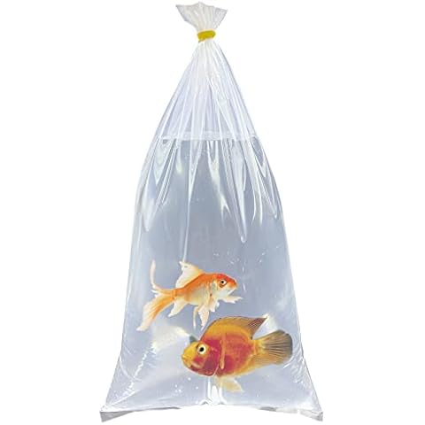 Aquarium Fish Bags, Leak Proof Poly Bags, 3 Mil Extra Thickness Transporting Bags Shipping Bags for Live Fish Cover
