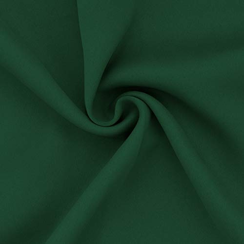Image of Easy-Going Blackout Curtains for Bedroom, Solid Thermal Insulated Grommet and Noise Reduction Window Drapes, Room Darkening Curtains for Living Room, 2 Panels (52x63 in,Dark Green)