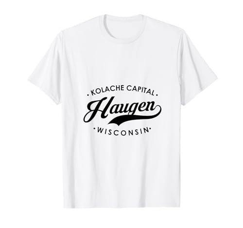 Haugen WI Kolache Capital for Men Women T�V���c