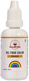 Orange Food Gel Color, 20 ml Finest colour for Cake,Cookies,Ice Creams,Sweets