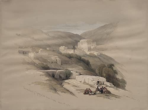 Peinture église Saint Georges par David Roberts, émotion de l'art sacré