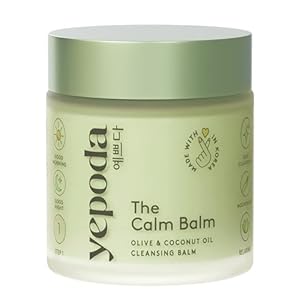 Yepoda The Calm Balm, Sanfter Make-up-Entferner & Tiefenreinigungsbalm, Entfernt Wasserfestes Make-up & Unreinheiten, Veganer Koreanischer Gesichtsreiniger für alle Hauttypen, 80 g