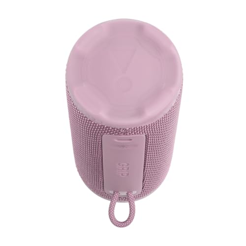 Image of JBL Grip Compact Bluetooth Speaker, JBL Pro Sound with AI Sound Boost, IP68 Waterproof and Dustproof, Ambient Light, Up to 14 Hours Playback, Auracast Multi-Speaker, JBL Portable App, Pink