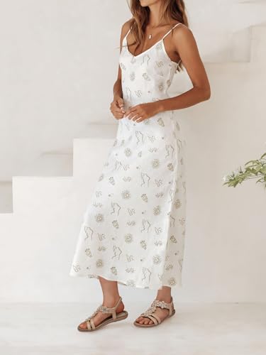 Image of SHIBEVER Dressy Flat Women Sandals: Comfortable Arch Support Womens Sandal | Summer Dress Flowers Boho Back Strap Open Toe Women's Sandals - All Day Comfort Walking Casual Wedding Woman Sandal Shoes