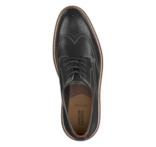 Johnston & Murphy Upton Wingtip Shoes, Business Casual Men’s Dress Shoes, Comfortable Leather Shoes for Men2