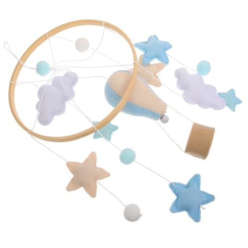 ULDIGI Hot Air Balloon Bed Bell Crib Mobile Pendant Room Wall Decor for Boys Girls