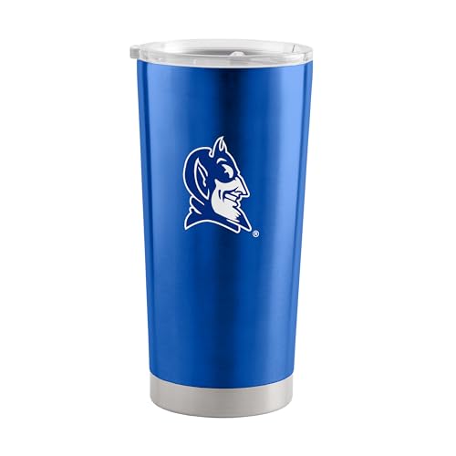 Image of Logo Brands 20 oz Powder Coat Tumbler- Insulated Tumbler with Lid for Water, Iced Tea or Coffee, Smoothie and More