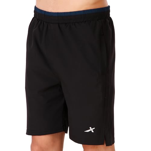 Image of VECTOR X Polyester Solid Sports Men Shorts for Running, Training, Fitness or Casual Use