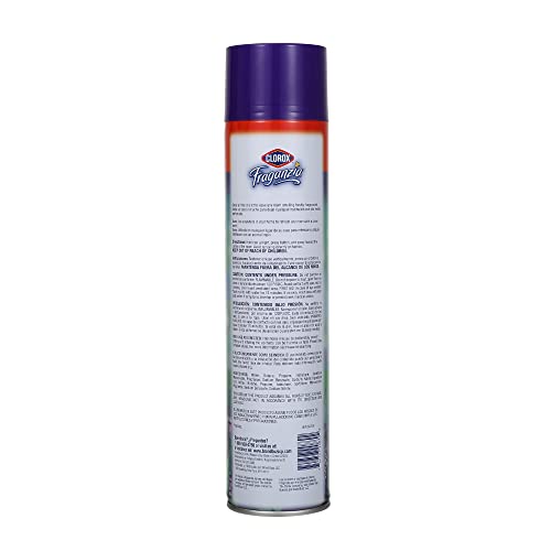 Clorox Fraganzia Aerosol Air Freshener in Lavender with Eucalyptus Scent - Long-Lasting Room Spray, Odor Eliminator for Home, Bathroom, and Bedroom, 20 oz Bonus Size - 12 Pack by Clorox - Image 3