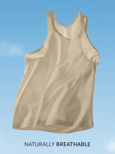 Image of XYXX Men's Cotton Square Neck Seamless Vest | Invisible Vest for Man, Seamless Inner for Men