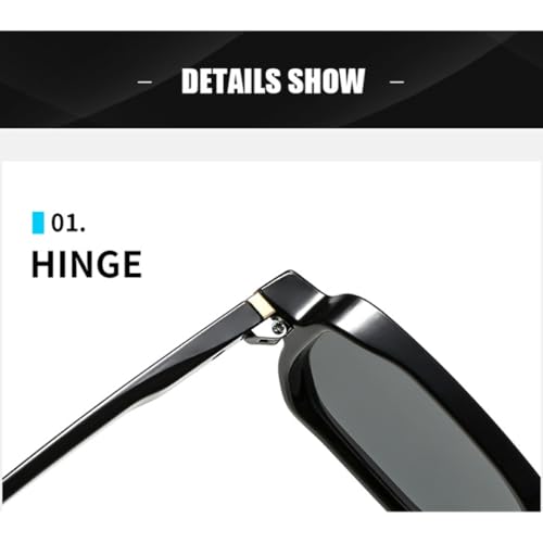 Lunettes de soleil rétro de mode luxe aux finitions rivets d'exception - 3