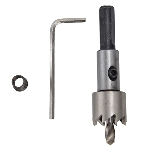Broca para taladro tipo sacabocados de 17 mm, acero de alta velocidad, para madera, metal y plástico miniatura 2