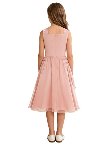 Vestido de fiesta para niña con diamantes de imitación brillantes 2