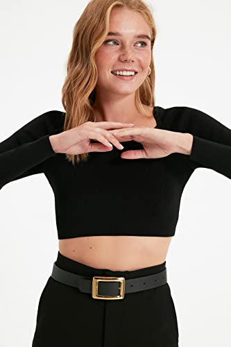 Trendyol Women Straight Single Pack Woven Belt3