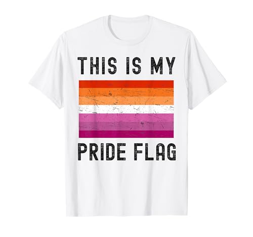 This Is My Pride Flagge | Lesbian Pride Flag Stuff n Merch T-Shirt