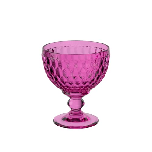 Villeroy & Boch – Boston Berry Sekt-/Champagnerschale Lila, Spülmaschinenfest, Prosecco Glas, Sektflöte, Außergewöhnliches Glas für Sekt und Champagner, Kristallglas