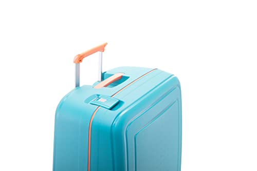 Image of Samsonite S'Cure Sport Polypropylene Spinner 75 Cm Hardside Large 4 Wheels Suitcase (Aqua Blue)