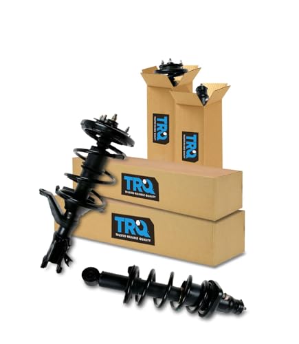 Image of TRQ Front and Rear Strut & Coil Spring Assembly Set Driver & Passenger Sides Compatible with 02-05 Honda Civic