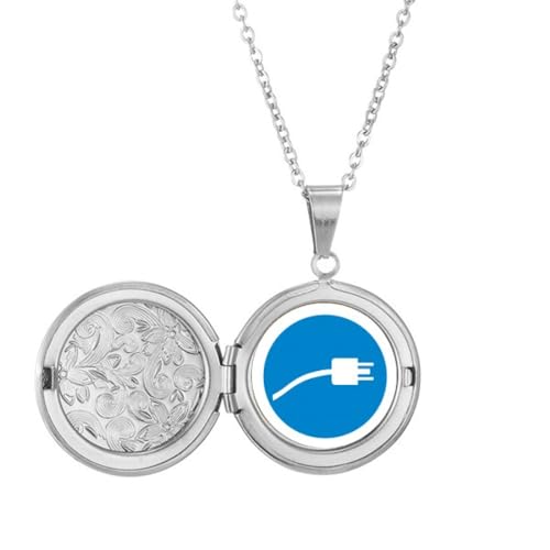 Câble de charge avec médaillon pour accrocher une photo, un cadeau d'anniversaire