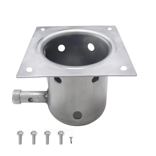 FCCUM Fire Burn Pot Replacement Parts for Traeger Pellet Grill Compatible with Traeger Grill and Most Pit Boss Grills