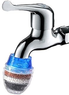 Faucet Water Filter Purifier Kitchen Tap Filtration Activated Carbon Removes Chlorine Fluoride Heavy Metals Hard Water Softener Water Tap Filter