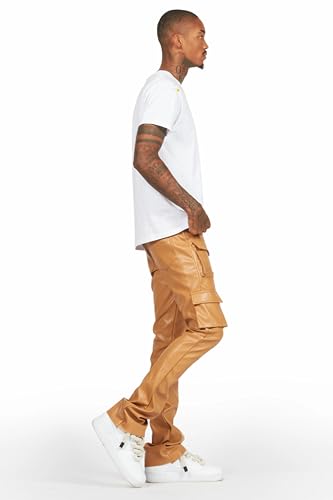 Men's Khaza PU Leather Jean4