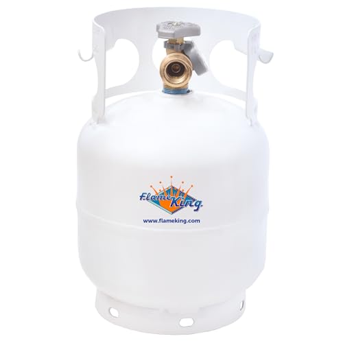 Flame King 5lb Steel Propane Tank with Gauge & OPD