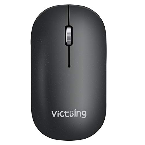 VicTsing Bluetooth Wireless Mouse, Connect 3 Devices(Dual Bluetooth & USB), Slim Silent Mouse