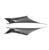 Autodekorationszubehör Schwarze Carbon-Autozubehör-Innentürgriffhandschuhe, Passend Für 5er G30 G31 2018–2023(Carbon Rear 2 Pcs)