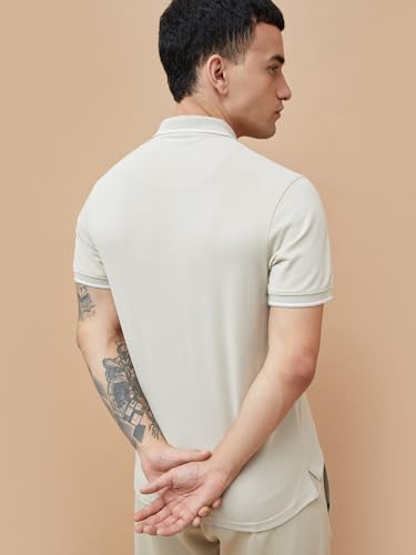 Image of Kappa Men Cotton Regular Fit Solid T Shirt