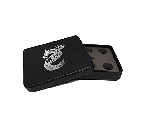Funda de cuero Lite para almacenamiento de dados contra golpes y arañazos