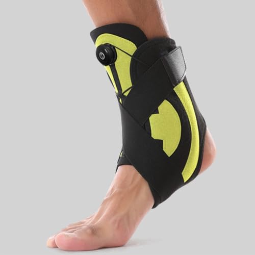 Football et basket-ball : chevillère jaune de protection pour le sport