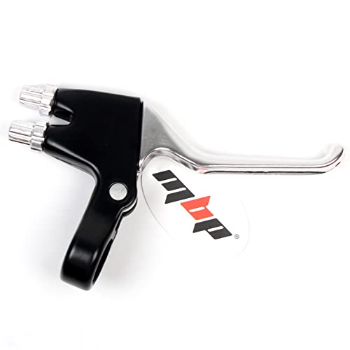 Image of MBP Double Pull Bicycle Alloy Brake Lever - Right Handed for use of Both Brakes with one Hand - Multi use Bikes - MTB Trail Recumbent Trike and More