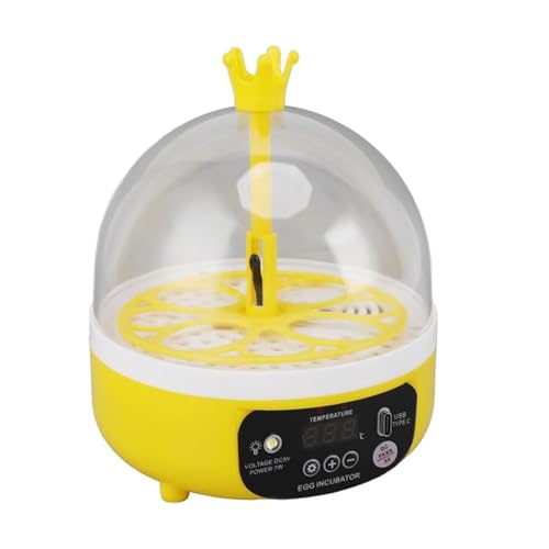 Rebellious Incubadora de aves de pollo de 4 huevos para incubadora de pollos patos codornices automático inteligente granja control de humedad incubadora
