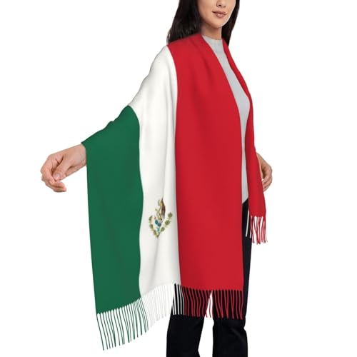 JUHIOPOI Mexico Shawls and Wraps for Women Blanket Tassel Scarf for Evening Dresses Chic Cape Soft Large Warm Head Wrap Gifts For Spring Winter Fall