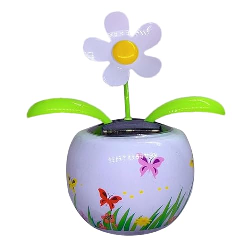 Wobble Figure Flower, Solar Dancing Flower, Solar Flower Wobble Figure, Solar Powered Wobble Flower, Solar Wobble Flower, Solar Wobble Flower, for Car, Home or Office