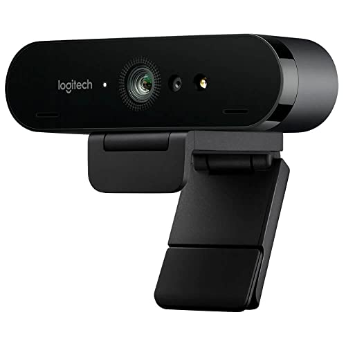 Logitech Brio 4K Webcam, Ultra 4K HD Video Calling, Noise-Canceling mic, HD Auto Light Correction, Wide Field of View, Works with Microsoft Teams, Zoom, Google Voice, PC/Mac/Laptop/MacBook/Tablet by Logitech - Image 4