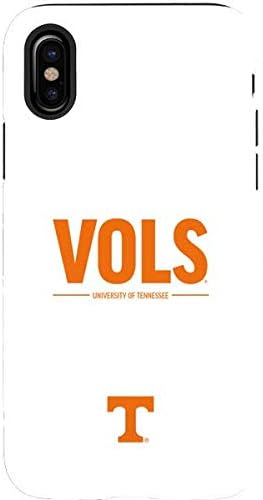 Skinit Pro Phone Case Compatible with iPhone X - Officially Licensed University of Tennessee White Jersey Design