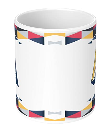 Image of 3D Colorful Alphabet Letter A Printed Coffee Mug For Girls Boys Friends Love Kids Best Gift For Birthday Anniversary Initial Letter A (Microwave Safe Ceramic Tea Coffee Mug-350ml) - ABVWM1 132