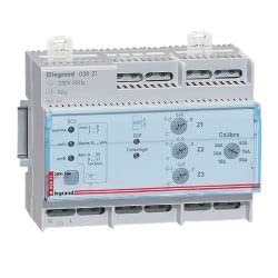 Legrand 003821 Gestionnaire Modulaire pour Chauffage Électrique Fil Pilote pour 3 Zones, 6 Modules