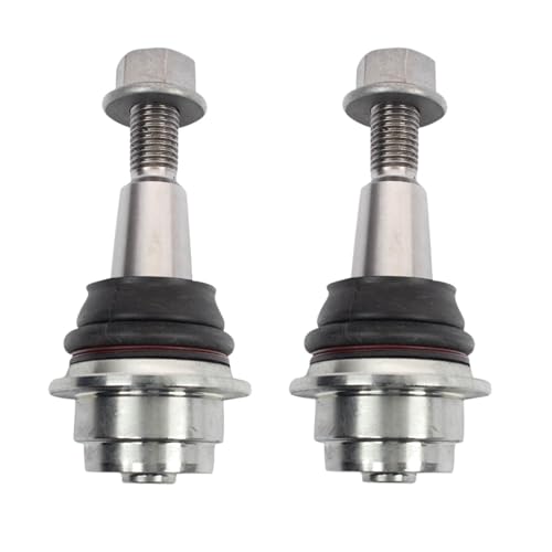 TRQ Front Lower Driver and Passenger Side Ball Joint Set Compatible with 14-19 Chevrolet Silverado 1500 15-20 Suburban 15-20 Tahoe 14-19 GMC Sierra 1500 15-20 Yukon 15-20 Yukon XL with Steel Arms